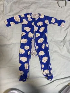 雲柄　ロンパース　6M