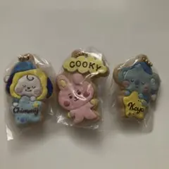 BT21 クッキーチャームコット 3個セット