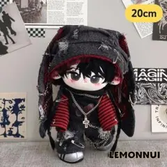 20cm ぬい服 着せ替え サブカル うさ耳 ぬい活 推し活 推しぬい-E152