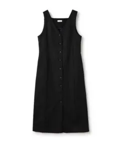 ボールジィ　ストレッチボタニー ジャンパースカート　ブラック　36号