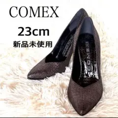 新品未使用　COMEX コメックス　パンプス　ポインティドトゥ　ラメ　結婚式のサムネイル
