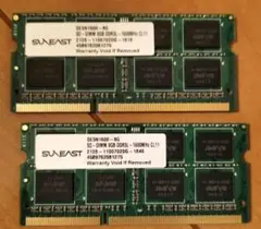 SUNEAST SE3N1600-8G メモリDDR3L 1600　16gb