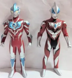 ウルトラヒーローシリーズ　ウルトラマンギンガ＆ウルトラマンジード　ソフビ　美品