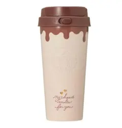 スターバックスバレンタイン2026　ステンレスボトルチョコレート　タンブラー