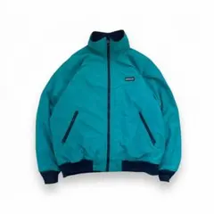 80s USA製 Lands’ End 中綿ナイロンJKT L ターコイズ