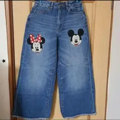 ミッキーワイドデニム