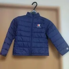 男の子　120　ジャンパー　ネイビー×オレンジ　Champion