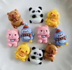 動物型 デコレーションパーツ 10個セット♡10個200円
