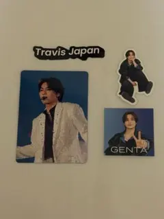 Travis Japan トレーディングカード、ステッカー4枚セット 松田元太