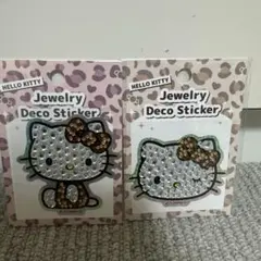 サンリオ　キティ　ジュエリーデコステッカー　シール　新品未開封品