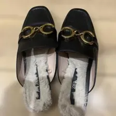 ZARA ローファーサンダル