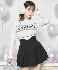 ミシェルマカロン 美脚スカート(インナーパンツ付) ブラック S