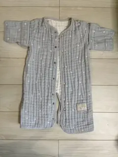 10mois ディモワ 6wayスリーパー ふくふくガーゼ　 パウダーブルーのサムネイル