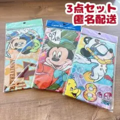 ディズニーシー 4周年 8周年 ディズニーランド 27周年 ハンカチ 3点セット