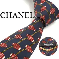 タイムセール未使用CHANEL ネクタイ ネイビー レッド ダイヤモンド タイムセール未使用CHANEL ネクタイ ネイビー レッド ダイヤモンド