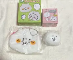 ナガノマーケット おかおポーチ 鈴入りおかおマスコット