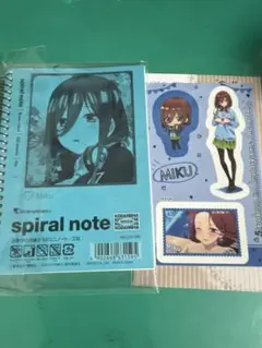 五等分の花嫁 中野三玖 メモ帳 シール
