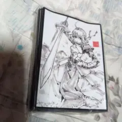 デート・ア・ライブ 時崎狂三 墨絵風 スリーブ - メルカリ