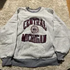 古着90s MVP リバースウィーブタイプカレッジスウェット USA製メンズXL