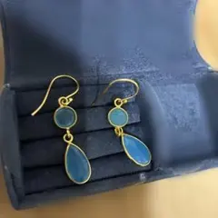 未使用品　天然石　ピアス