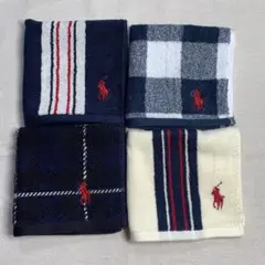 ラルフローレンハンドタオル 4枚セット Lセット
