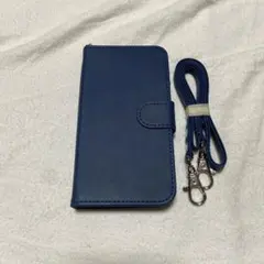 らくらくスマートフォン4 F-04J 対応 手帳型 スマホケース ダークブルー