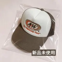 【新品未使用・タグ付き】エンダー A&W メッシュ キャップ ブラウン 茶