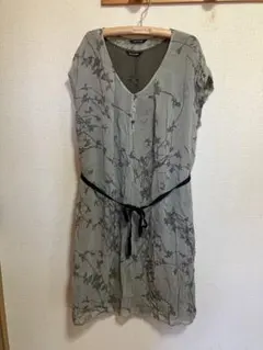 pas de calais パドカレ チュニック ワンピース キュプラ100%のサムネイル