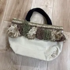 リラキャンベル　ハンドバッグ　フリンジ