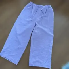 ウエストゴム ワイドパンツ　140cmのサムネイル