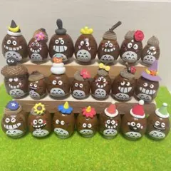 どんぐりアート たぬき ハンドメイド 12個セット 飾り パーツ - メルカリ
