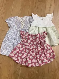 プティマインを含む80cm90cm 女の子 夏服 まとめ売り ワンピース