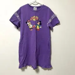 BREEZE ミニー ディズニー ワンピース 紫 パープル 130