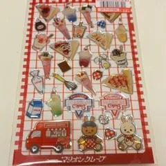 新品未開封　マリオンクレープ　ぷっくり　シール　ステッカー