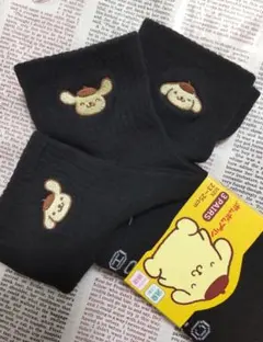 ポムポムプリン 靴下 3足組 23-25cm