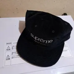 supreme cord classic logo cap コーデュロイキャップ