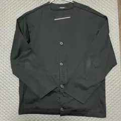 PLSTカーディガンユニセックス上品きれいめオーバーサイズ可オフィス／在宅