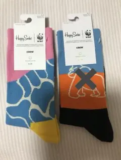Happy Socks 動物柄WWF キリンのみ 36-40 23-25.5㎝