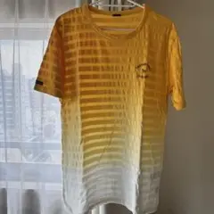 DOG DEPT イエローグラデーション Tシャツ M
