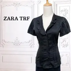 『ザラ トラファ』シャツ/ブラウス【S～M】ブラック 無地/シンプル リボンのサムネイル