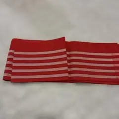 赤 ストライプ 浴衣　帯