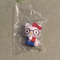 サンリオキャラクターズ めがねっこちゃんフィギュア ハローキティ　ガチャ
