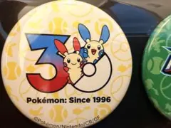 ポケモン 30周年 缶バッジ プラスル マイナン