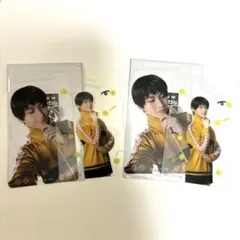 テニミュ　4th 立海　クリアカード　柳蓮二　2枚セット