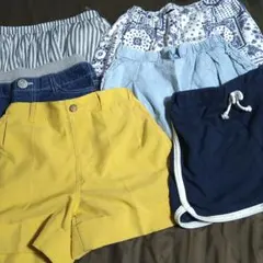 女の子 130 ショートパンツ キュロットスカート まとめ 夏服