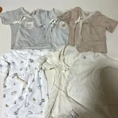 ベビー肌着3点セット 50〜60cm 短肌着