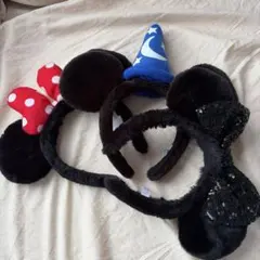 ミニーマウス・ミッキーマウス カチューシャ