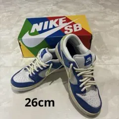 Nike SB Dunk Low Pro 青/白26cm