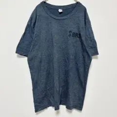 USA製 BRS 鉄道 企業ロゴ Tシャツ L 霜降り 50/50 ビンテージ
