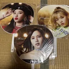K-POP アイドル うちわ K-POP アイドル うちわ 3点セット SANA TZUYU JIHYO - メルカリ